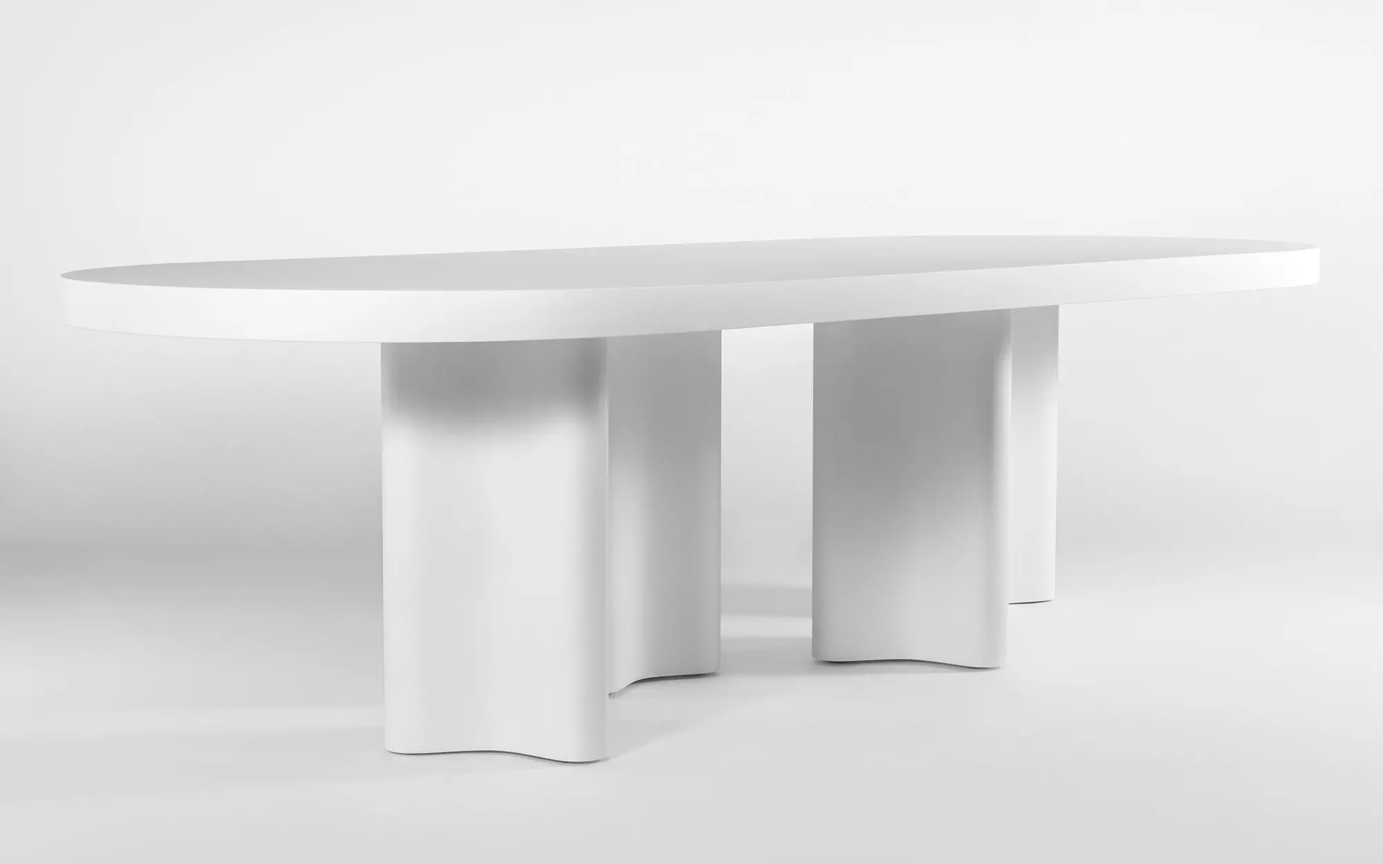 Azo oval table - François Bauchet - Desk - Galerie kreo