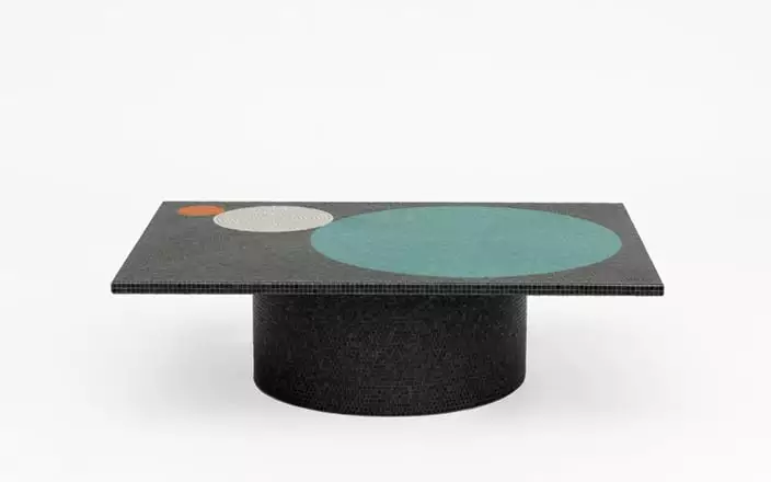 Crescendo Black Coffee Table - Pierre Charpin - Art and Drawing - Galerie kreo