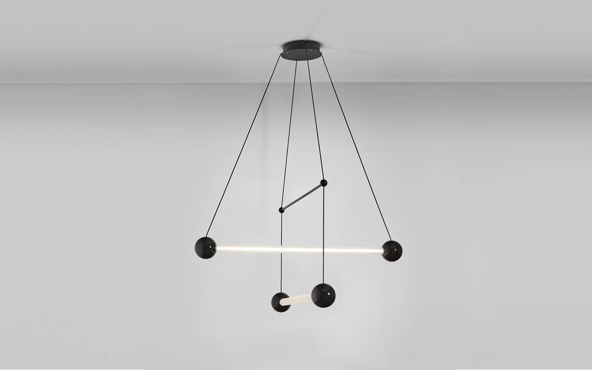 Trapeze 2 Ceiling light - Pierre Charpin - Stool - Galerie kreo