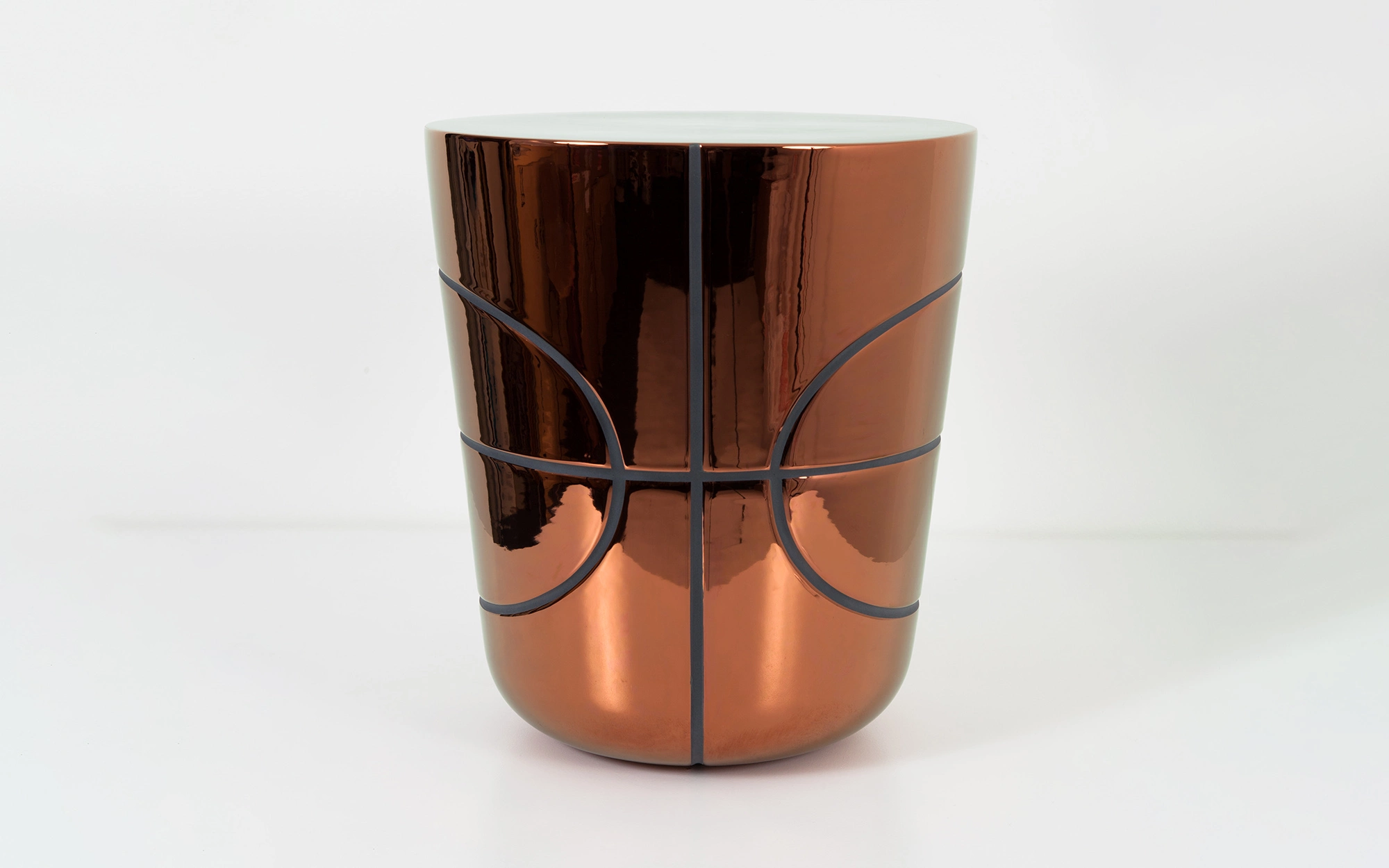 Game On Side Table - Copper Ceramic - Jaime Hayon - .