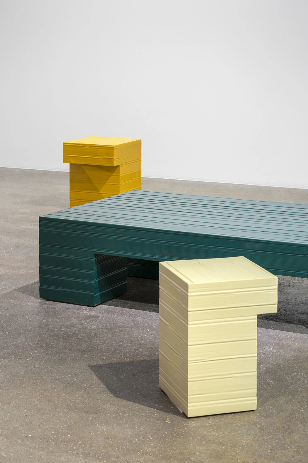 Jello Side Table L Rectangle - Marco Campardo - Side table - Galerie kreo