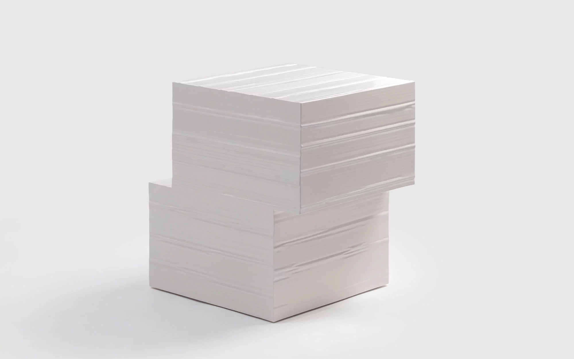 Jello Side Table S Square - Marco Campardo - Side table - Galerie kreo