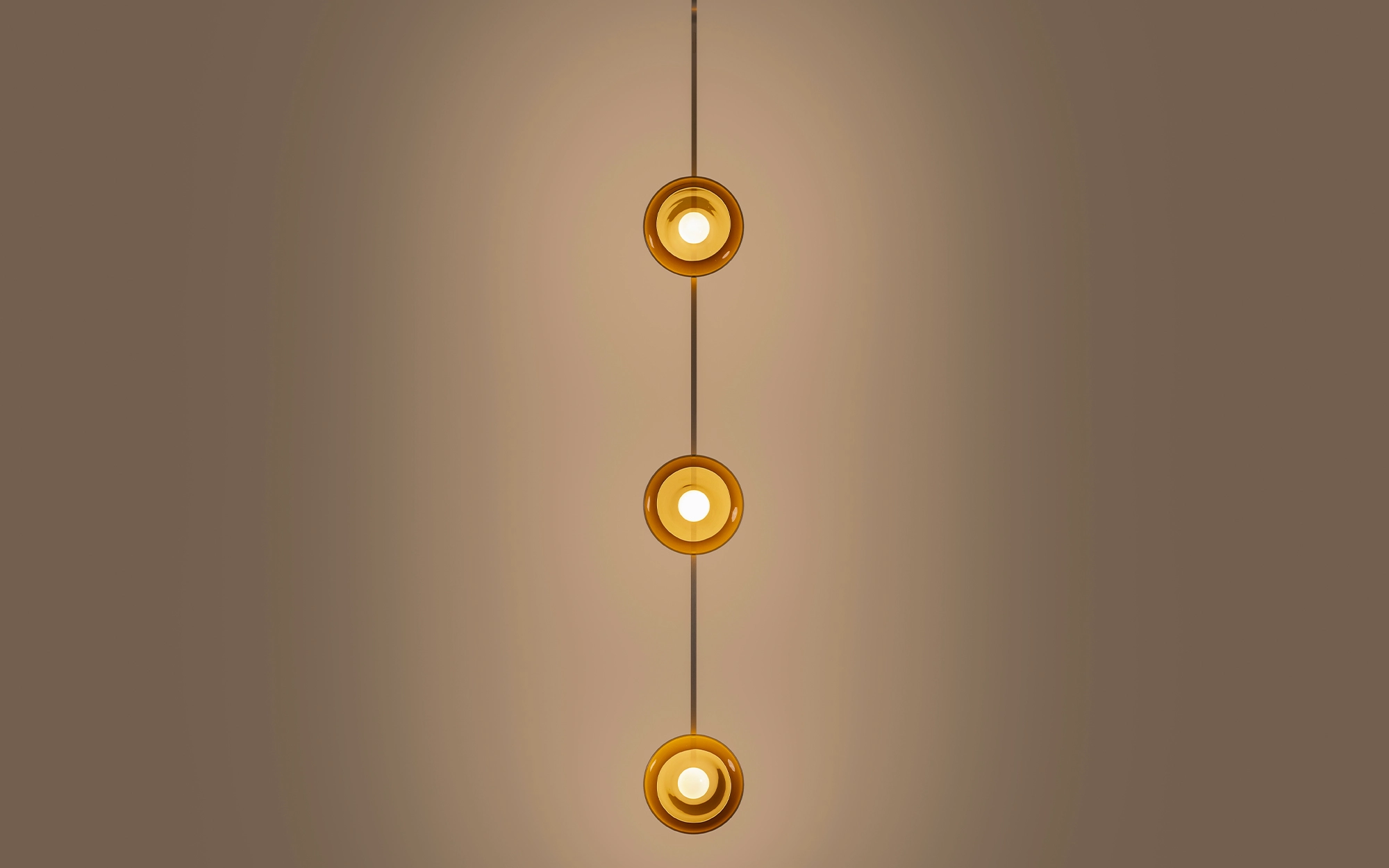 Clair-obscur SINGLE AMBER - Ronan Bouroullec - ceiling-light - Galerie kreo