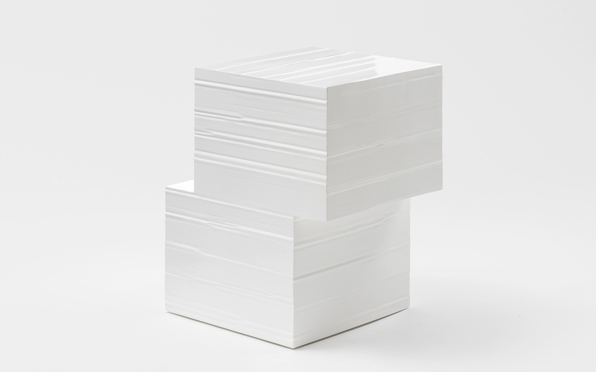 Jello Side Table S Square - Marco Campardo - Side table - Galerie kreo