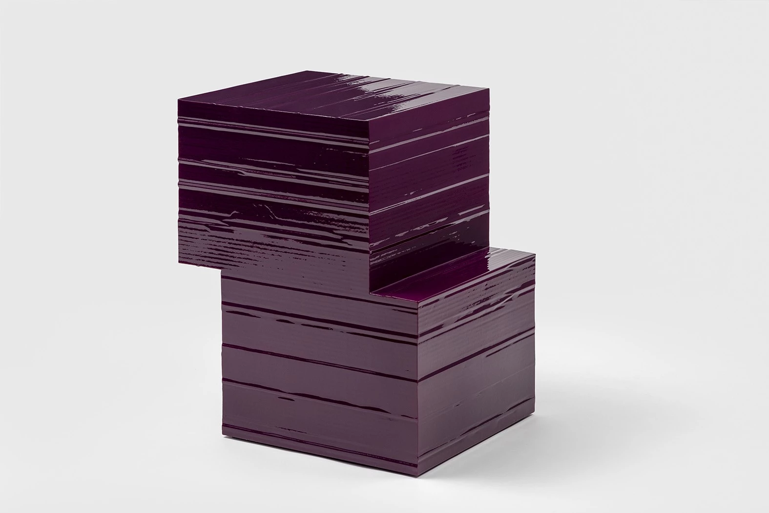 Jello Side Table S Rectangle - Marco Campardo - Side table - Galerie kreo