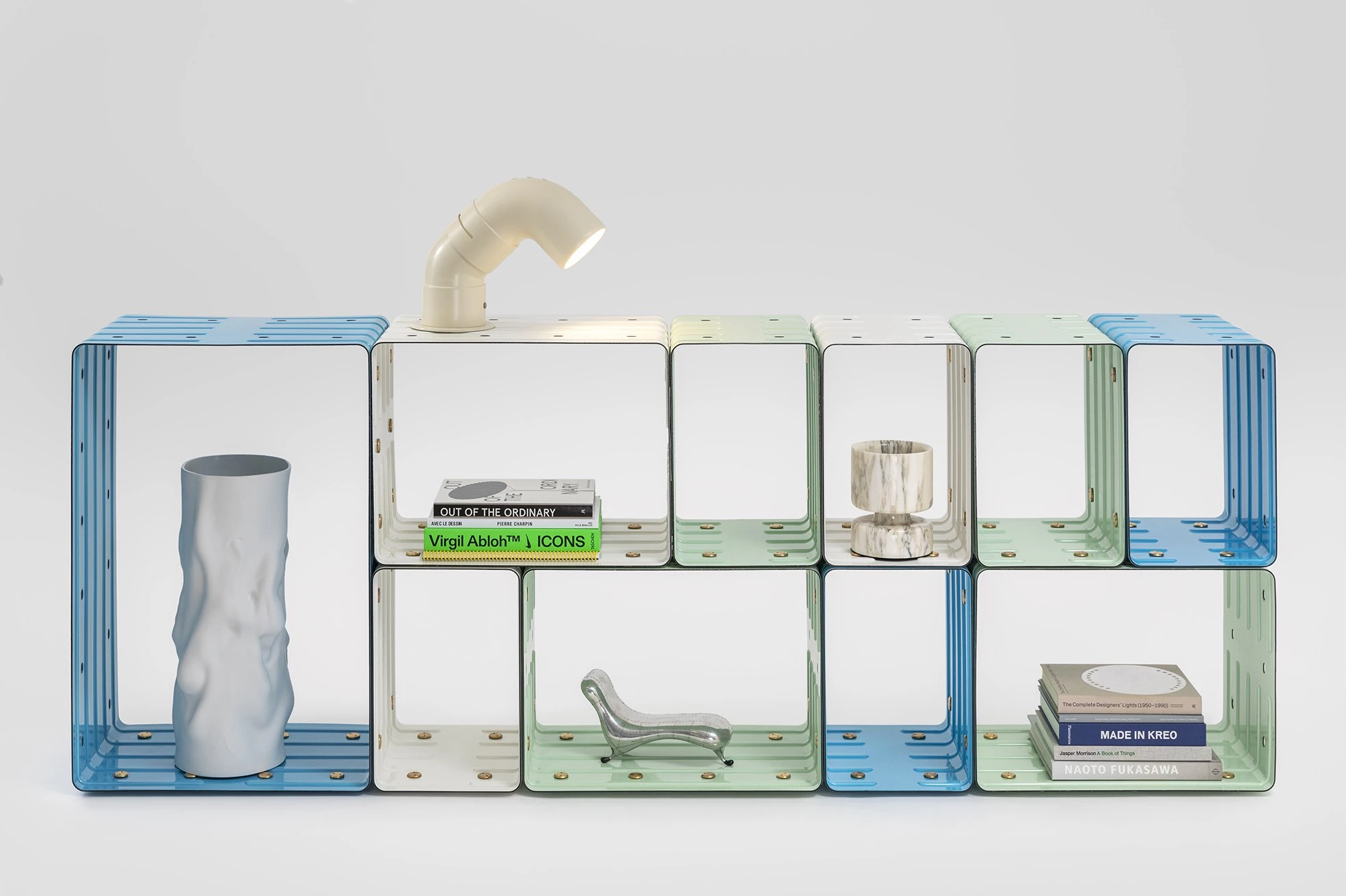 Quobus 1,3,6 multicolored - Marc Newson - Bookshelf - Galerie kreo