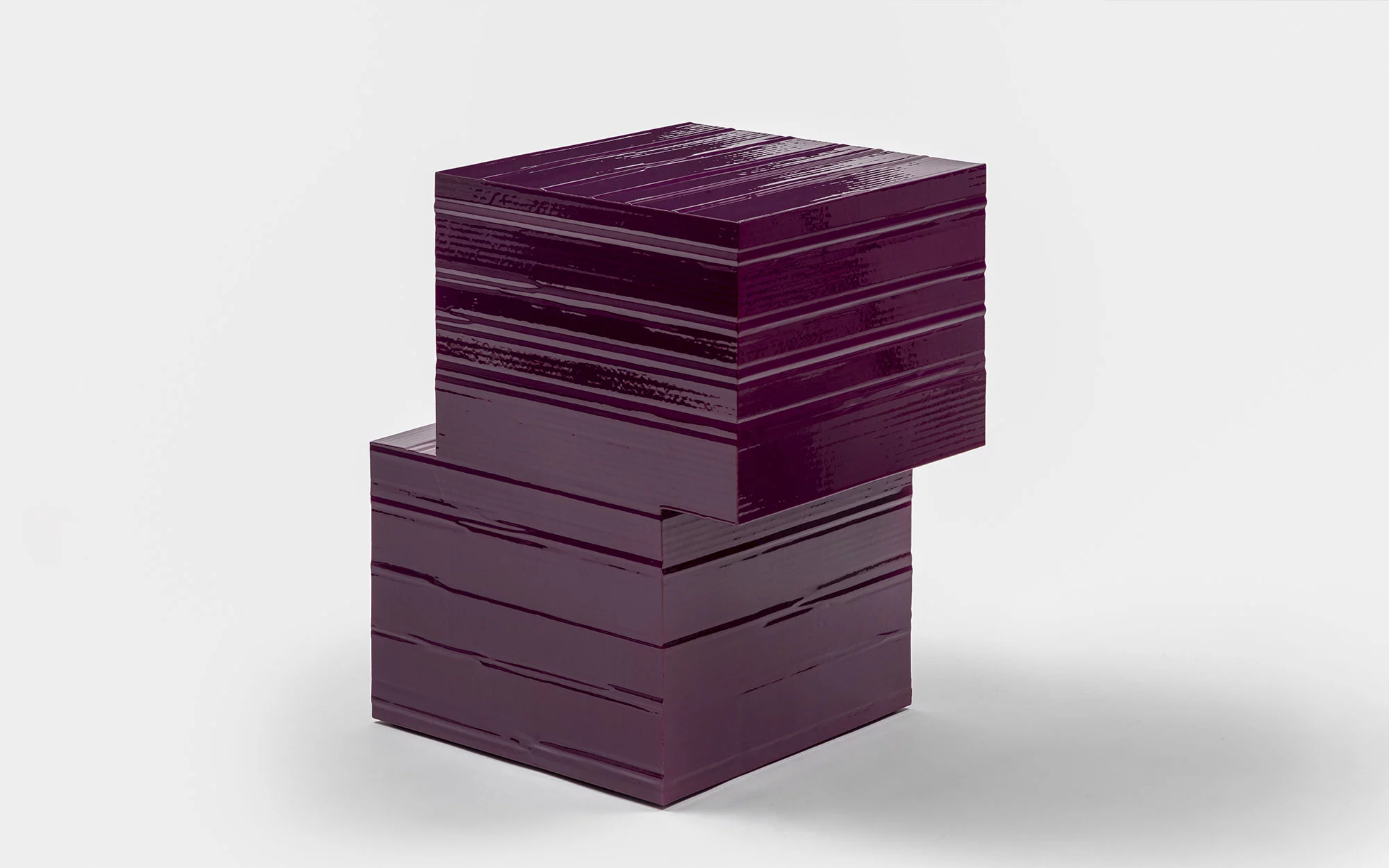 Jello Side Table S Rectangle - Marco Campardo - Side table - Galerie kreo