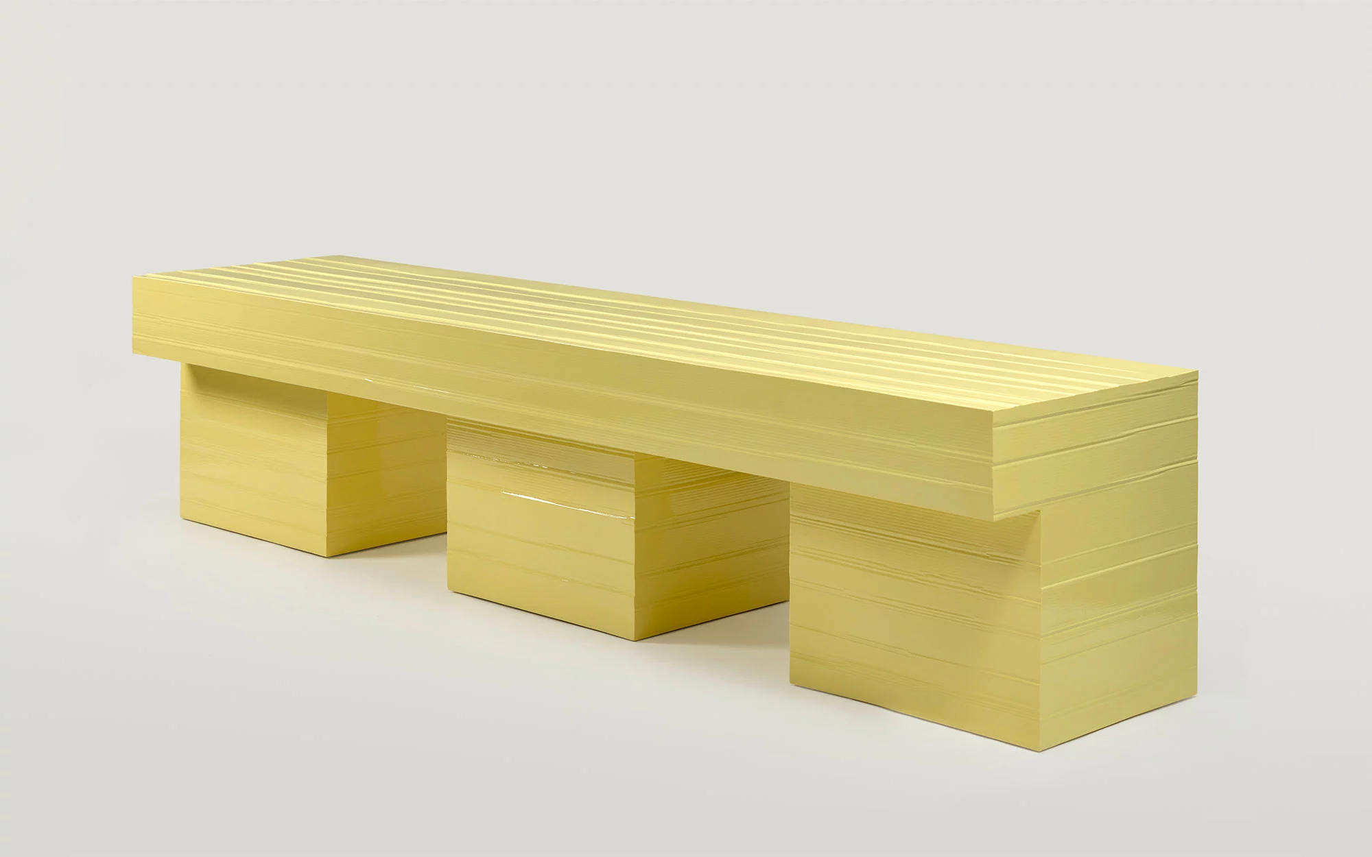 Jello Bench Three Legs - Marco Campardo - Bench - Galerie kreo