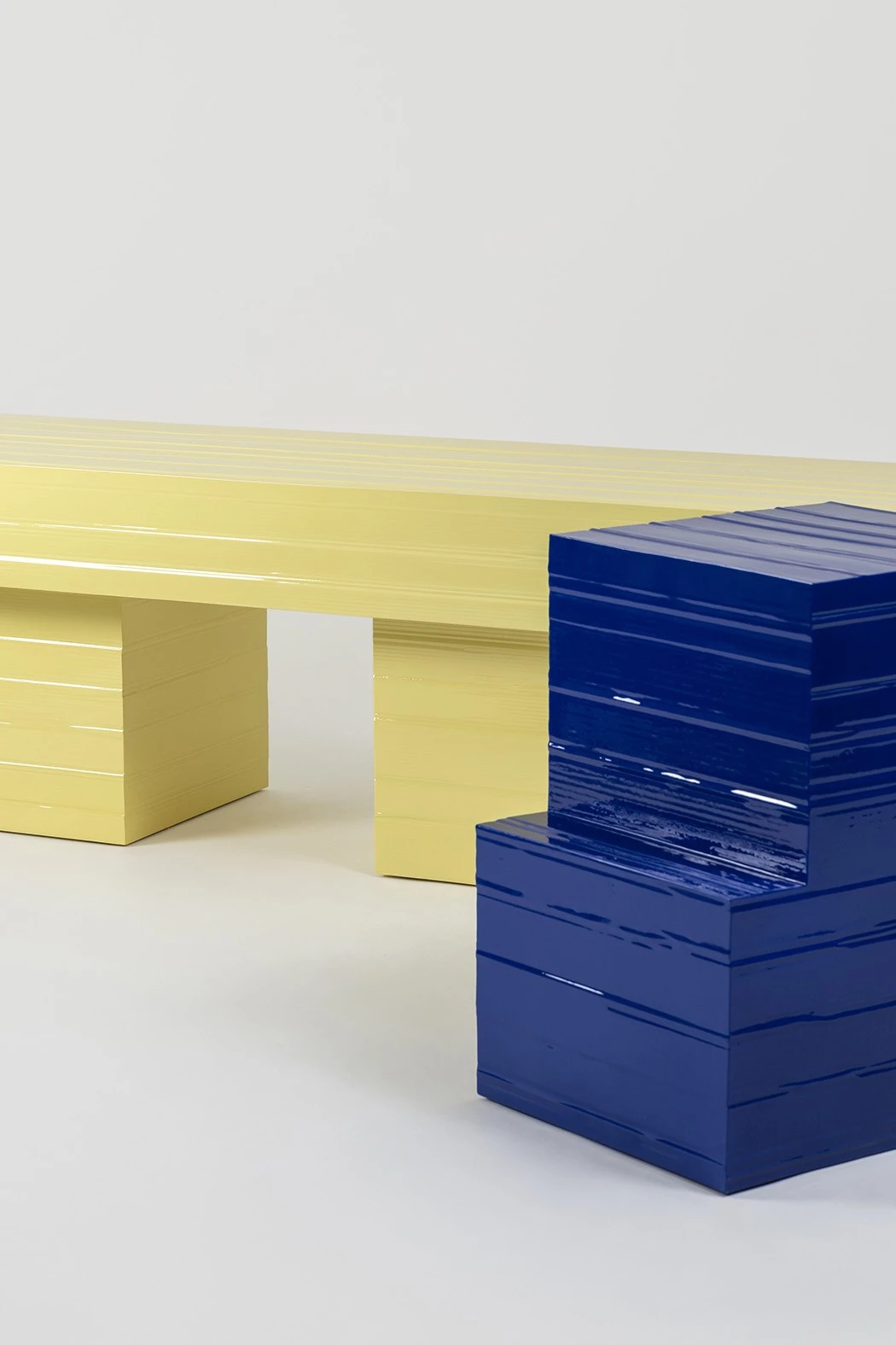 Jello Side Table S Rectangle - Marco Campardo - Side table - Galerie kreo