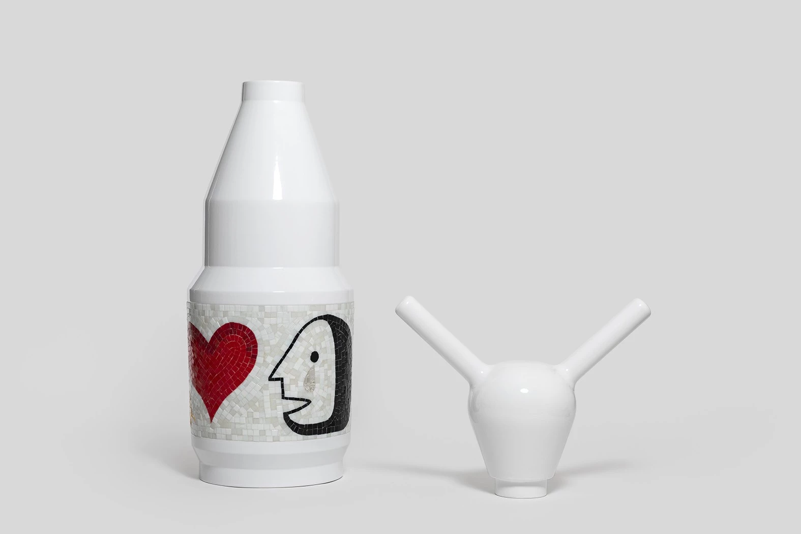 Bulletrabbit white vase  - Jaime Hayon - Vase - Galerie kreo