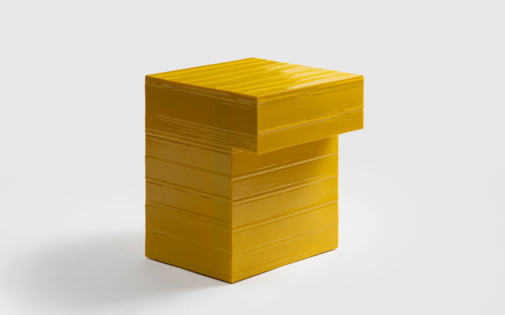 Jello Side Table L Square - Marco Campardo - Coffee table - Galerie kreo