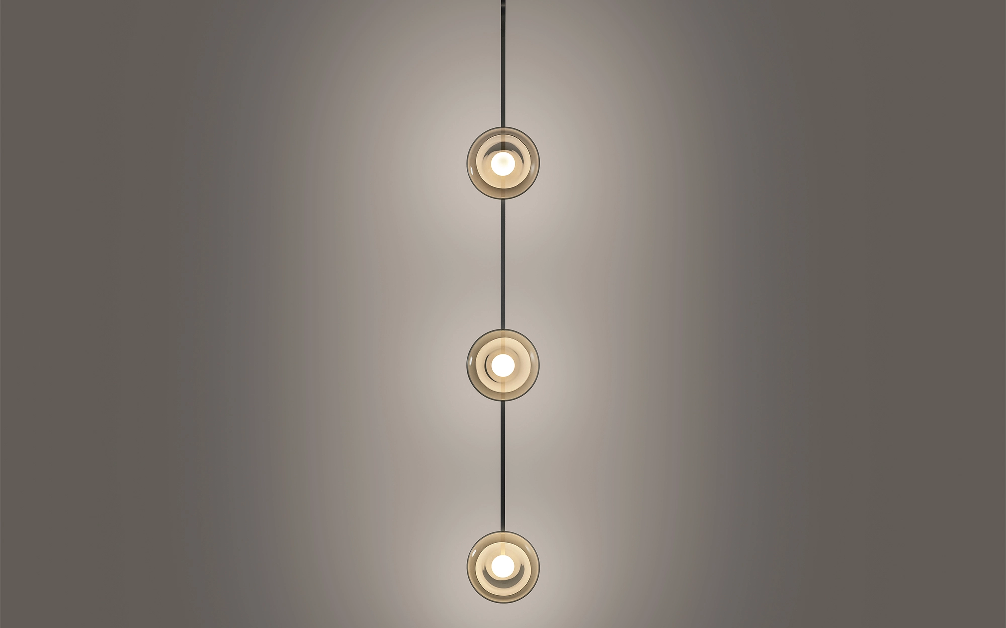 Clair-obscur SINGLE SMOKE - Ronan Bouroullec - ceiling-light - Galerie kreo