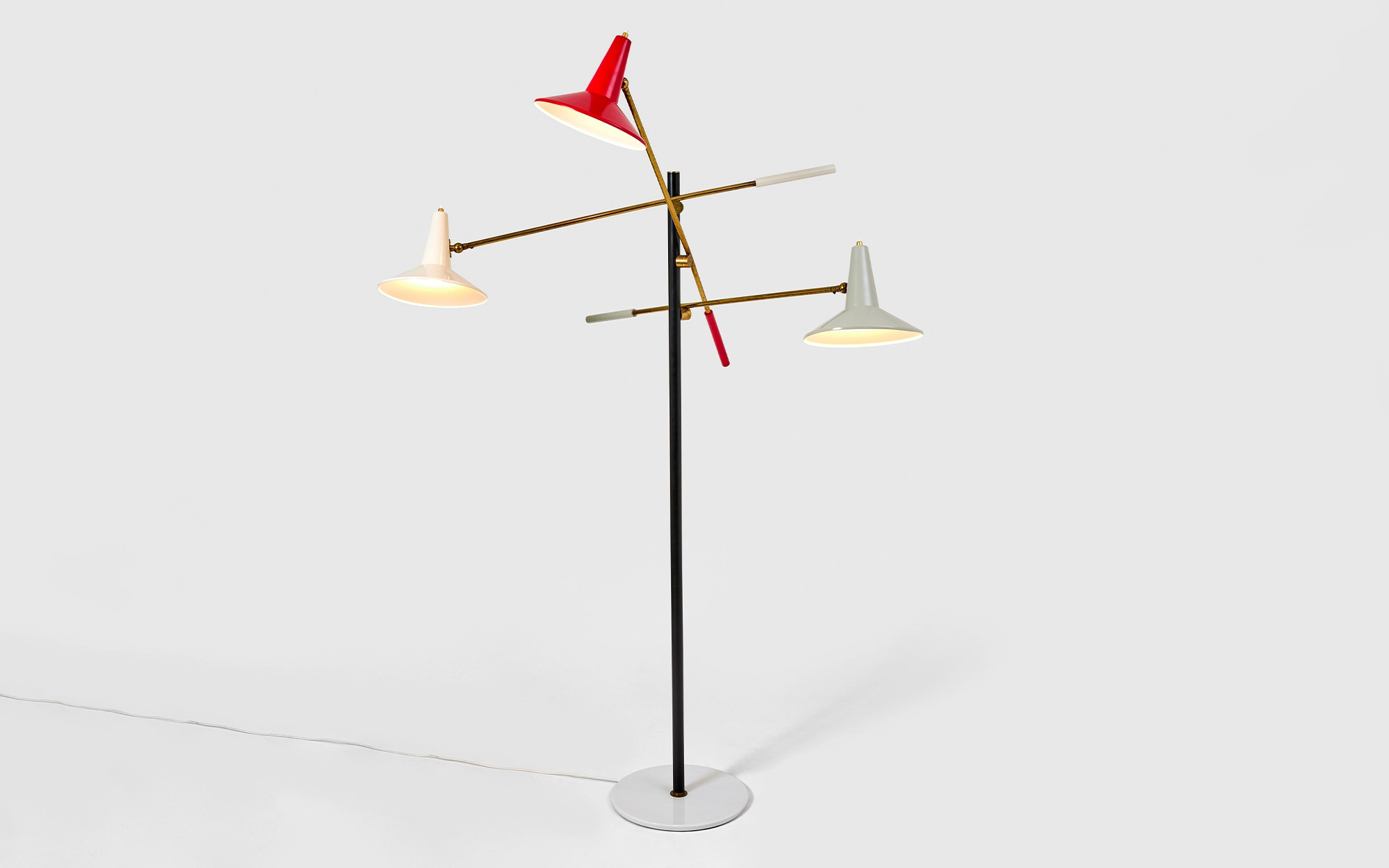 Floor light (red & white) - Anonymous - floor-light - Galerie kreo