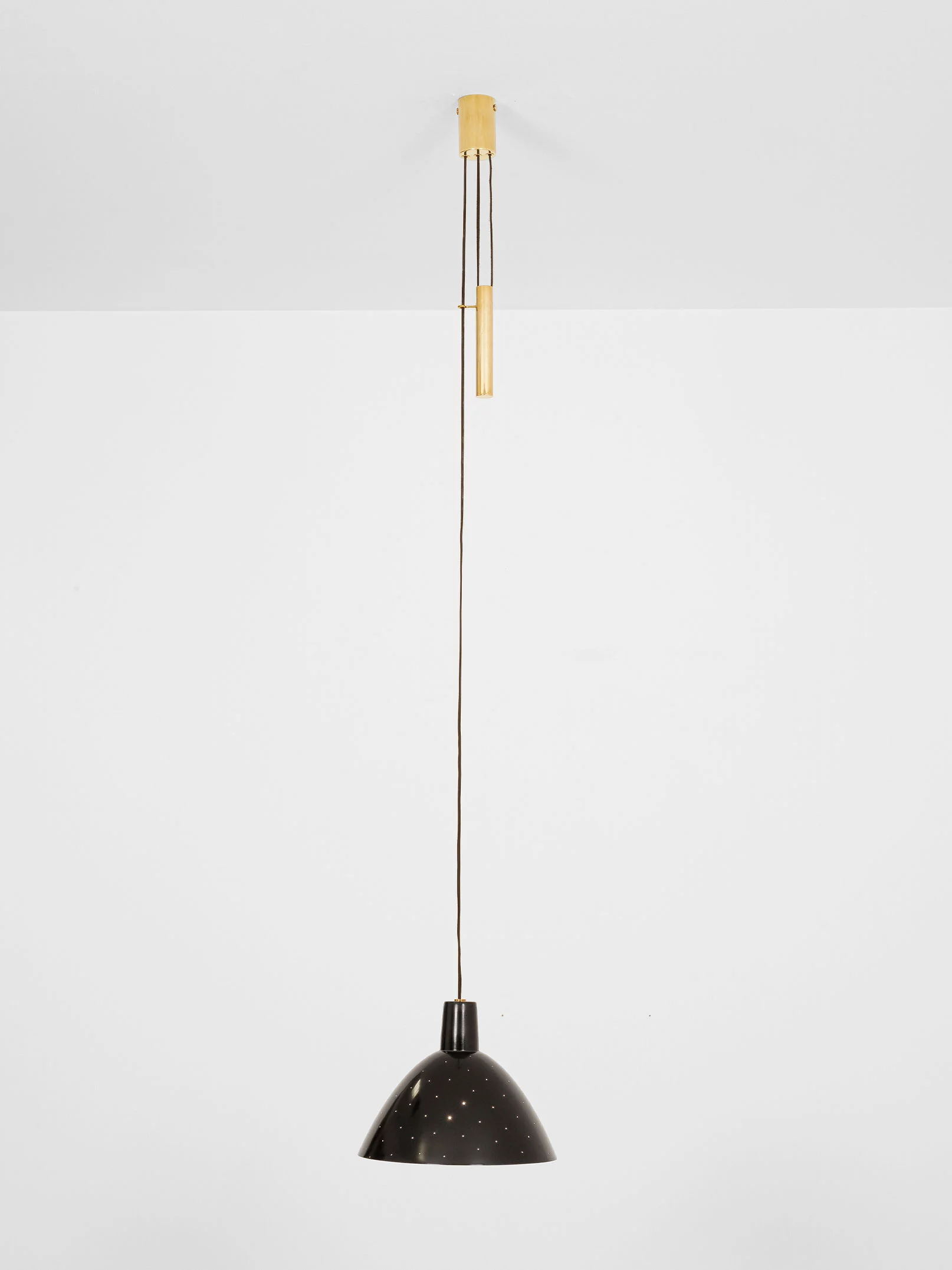 2066 (black) - Gino Sarfatti - Pendant light - Galerie kreo