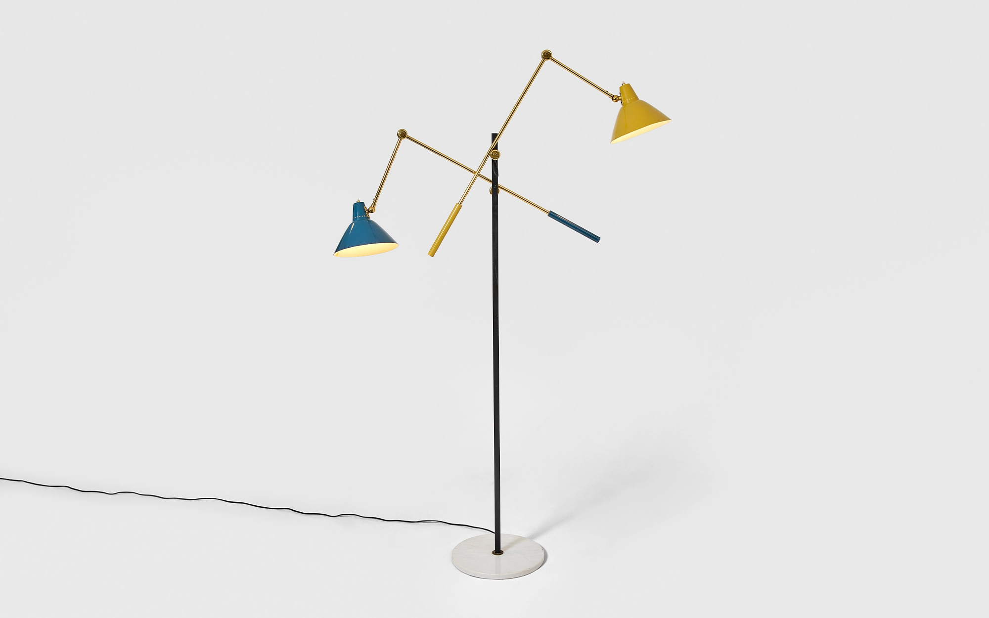 Floor light (blue and yellow) - Anonymous - floor-light - Galerie kreo