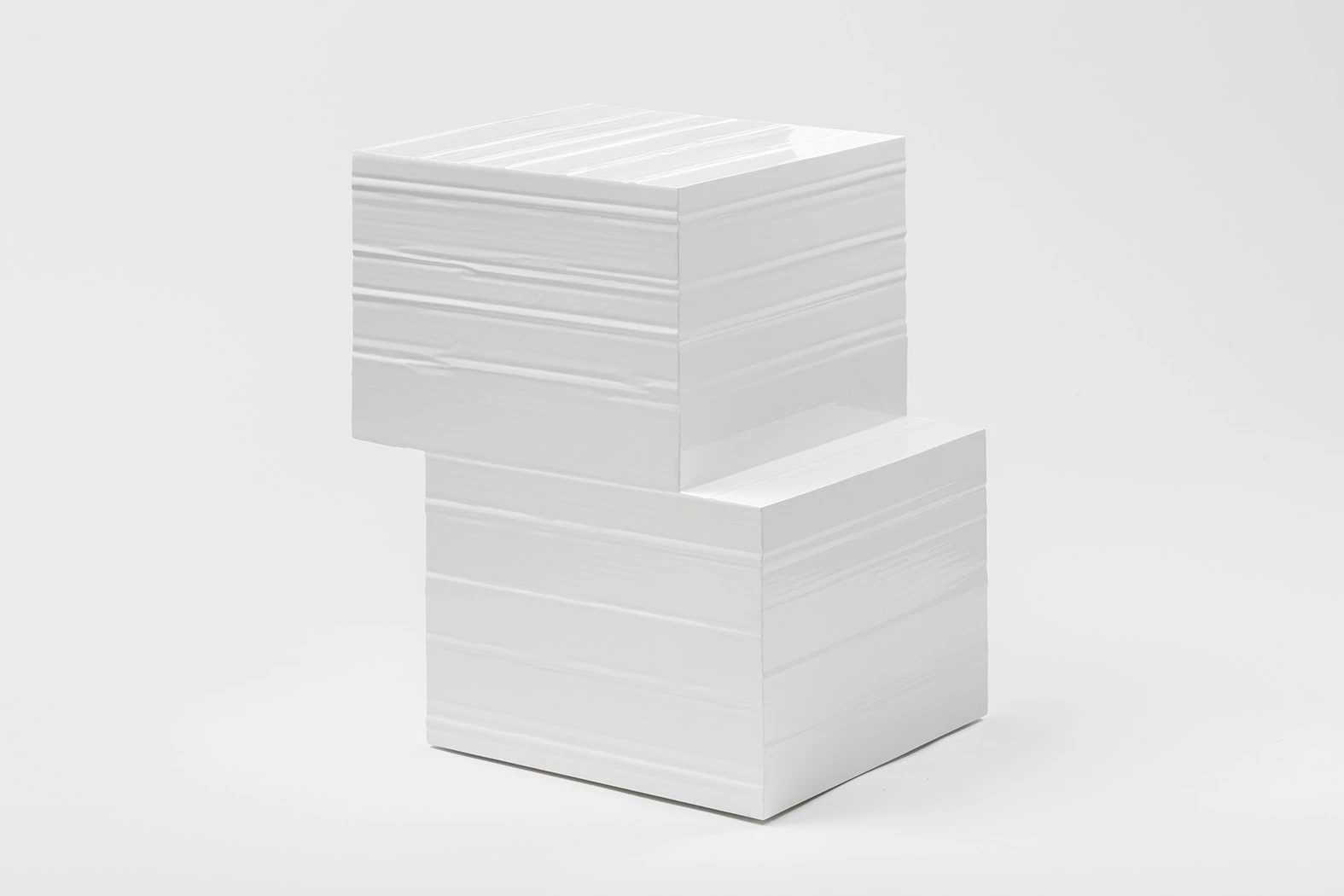 Jello Side Table S Square - Marco Campardo - Side table - Galerie kreo