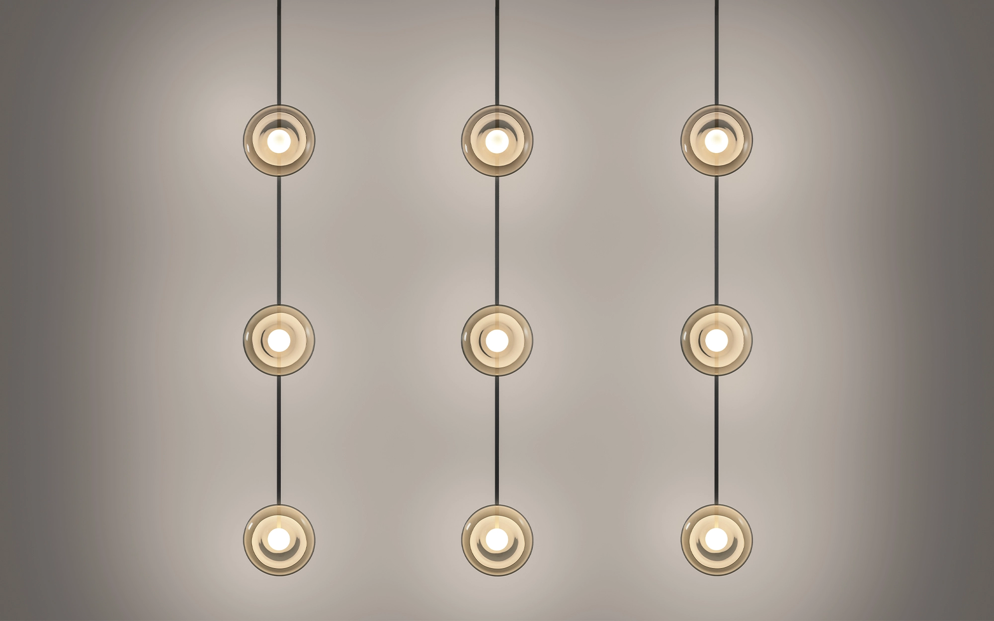 Clair-obscur MULTIPLE SMOKE - Ronan Bouroullec - ceiling-light - Galerie kreo