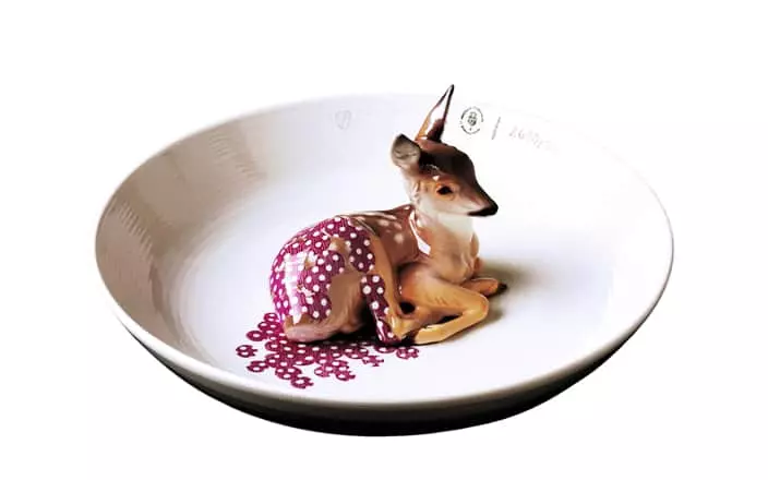 Plate with fawn - Hella Jongerius - Side table - Galerie kreo