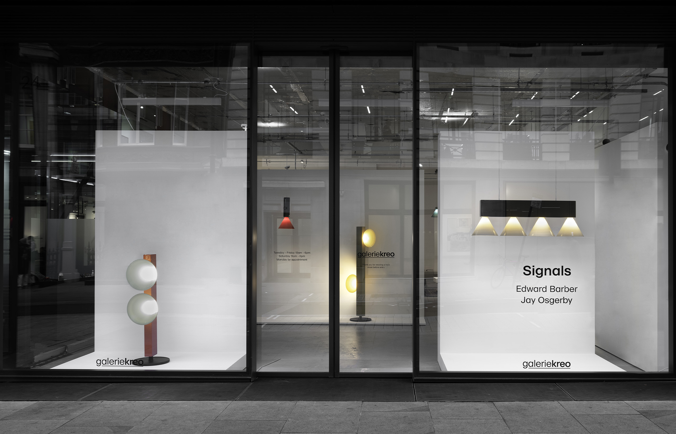 Signals by Edward Barber and Jay Osgerby at Galerie kreo